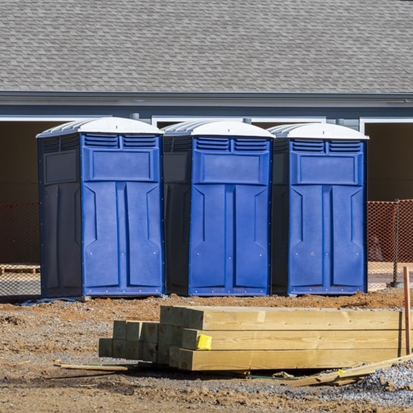 is there a specific order in which to place multiple porta potties in Home Garden California